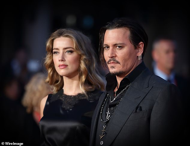 Amber was previously married to Pirates Of The Caribbean star Johnny from 2015 to 2017 and they were involved in a high-profile defamation case in 2022 (pictured together in 2015)