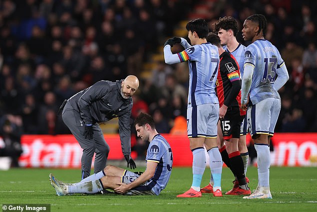 Ben Davies became the latest addition to Tottenham's injury list when he limped off in midweek