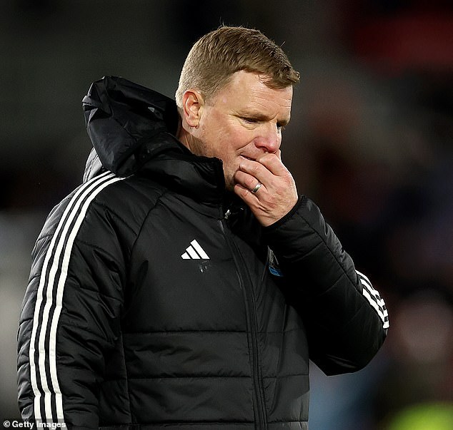 Eddie Howe's side are twelfth in the Premier League and have not recorded a win in their last four games