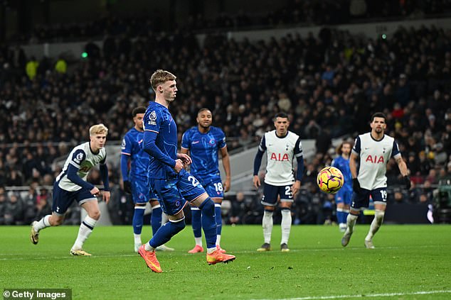 Palmer fired home a cheeky Panenka in stoppage time to earn the three points