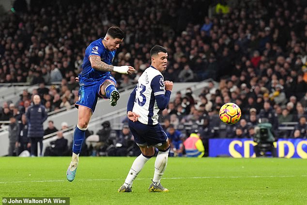 Enzo Fernandez equalized for the Blues in the second half with a thunderous goal