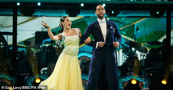 For use in the United Kingdom, Ireland or Benelux only. Undated BBC handout photo of Pete Wicks and Jowita Przystal during Saturday's live Strictly Come Dancing show on BBC1. Date of issue: Saturday, December 7, 2024. PA Photo. See PA story SHOWBIZ Strictly. Photo credit should read: Guy Levy/BBC/PA Wire. EDITOR'S NOTE: Not for use more than 21 days after release. You may use this photograph free of charge only for the purpose of publishing or reporting on current BBC programmes, staff or other BBC output or activities within 21 days of issue. Any use after that time MUST be approved through BBC Picture Publicity. Please pass the image on to the BBC and any credited photographer or independent program maker as described in the caption.