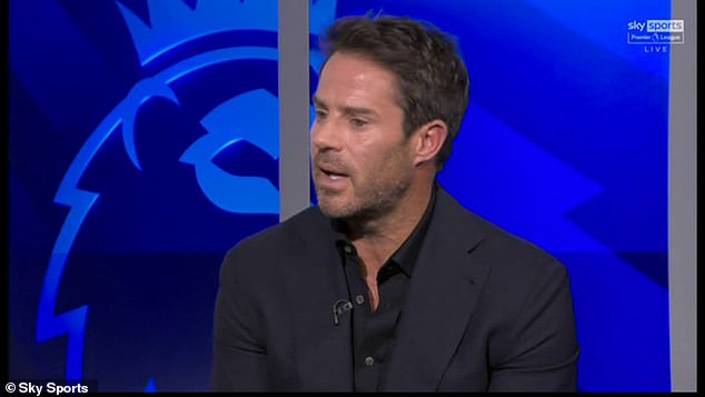 Jamie Redknapp also thought it was a 'ridiculous' challenge for the Spurs midfielder