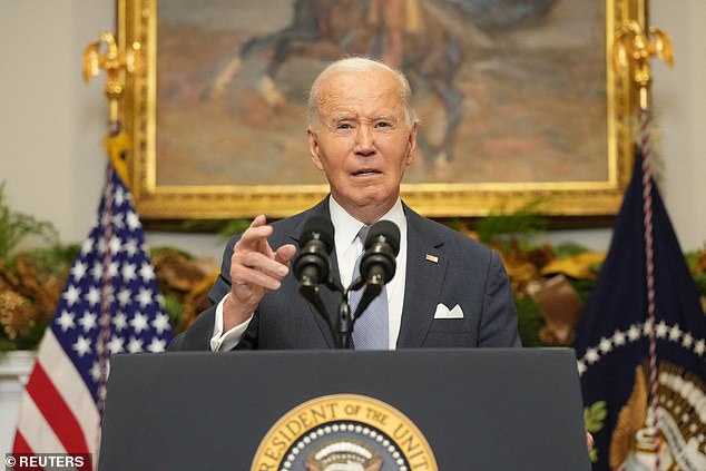 Biden delivered remarks at the White House on Sunday, December 8, after Syrian rebels announced they had deposed leader Bashar al-Assad and overthrown his regime.