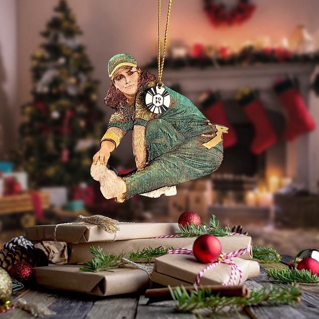 A US company has paid tribute to the breakdancer by turning some of her signature dance moves into Christmas decorations