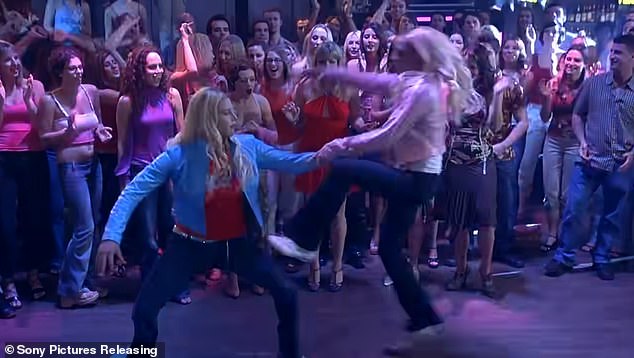 The dance sequence was originally performed by Marlon and Shawn Wayans in the 2004 film