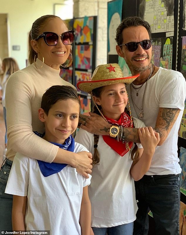 The two-time Grammy nominee will likely spend Christmas celebrations with her 16-year-old fraternal twins – Emme Maribel Muñiz and Maximilian David Muñiz – from her seven-year marriage to ex-husband #3 Marc Anthony (R), which ended in 2011