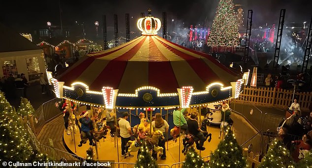 “I have lived in Cullman County all my life and it is not fair to see the bad history of this community from 80 years ago resurfaced,” said Senator Garlan Gudger. “Cullman is a family community that is safe and welcoming to all who attend our Christmas events or any event.” In the photo: a Ferris wheel during the event in December