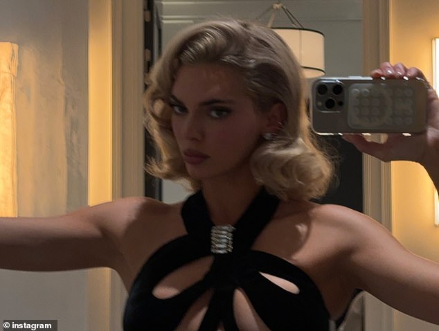 Kendall also included selfies taken on the night of the 2024 Academy Museum Gala in October