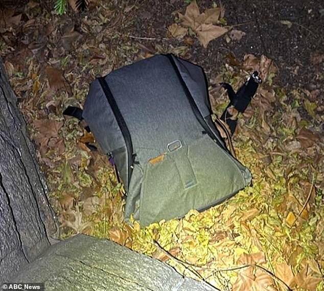 Police found a backpack in Central Park allegedly filled with Monopoly money