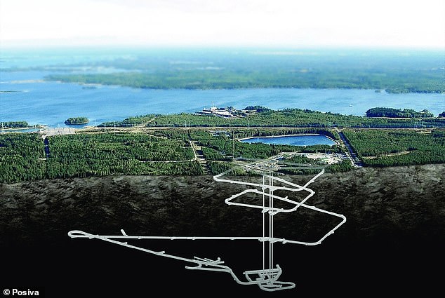 The underground facility features six miles of tunnels, which will soon be home to the 6,500 tons of uranium released by a nearby nuclear power plant.