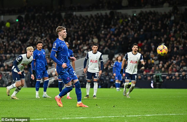 Palmer scored two penalties, including one panenka, in a memorable 4-3 win over Spurs