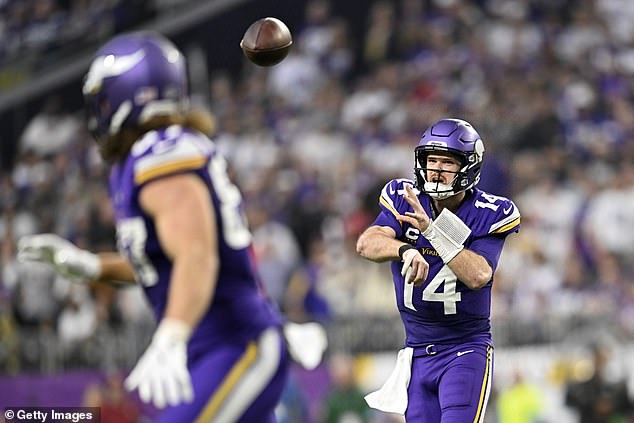 Sam Darnold threw for 347 yards and five touchdowns as the Vikings defeated Kirk Cousins' Atlanta