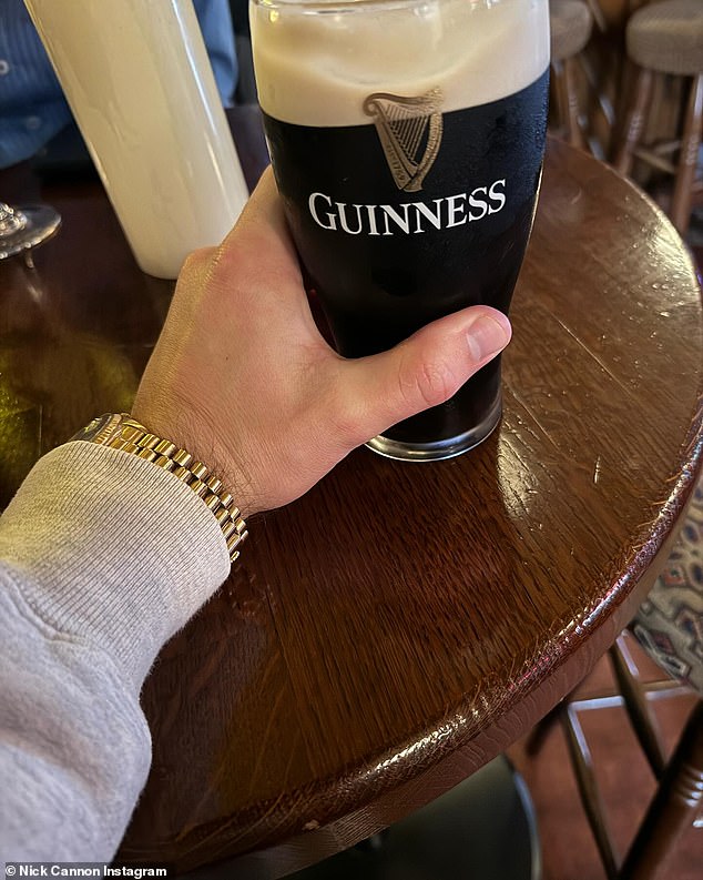 The pop star, 31, took to Instagram in May to share a selfie of him sporting longer curly hair, as well as another playing golf and a third of him posing with a pint of Guinness