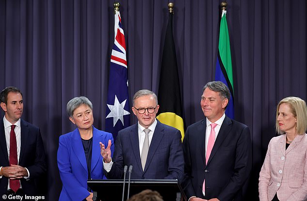 Since Anthony Albanese became Prime Minister, the Australian flag has been seen alongside Aboriginal and Torres Strait Islander flags at press conferences