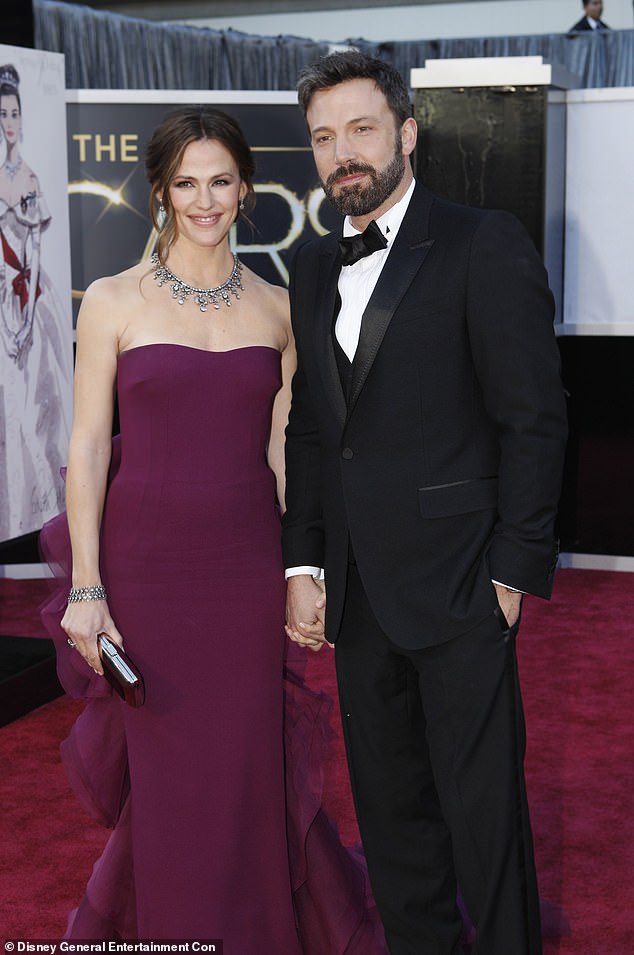 Garner and Affleck notably married in 2005, but their divorce was finalized in 2018 after 13 years of marriage; seen in 2012