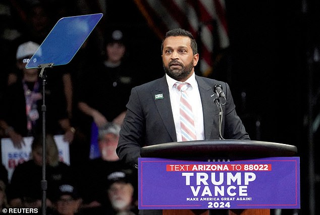 Patel spoke at several campaign events for the president-elect earlier this year