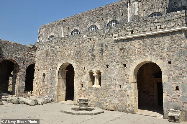 The Byzantine Church (photo), built on the ancient foundation, was a place of worship for Orthodox Christians between the 5th and 12th centuries