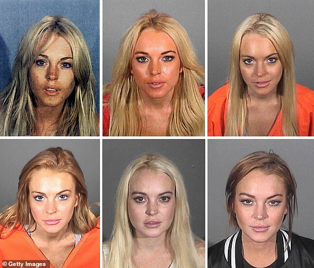 The changing face of Lindsay - the actress spent years in and out of rehab and was plagued by legal troubles, but she's sober and looking better than ever