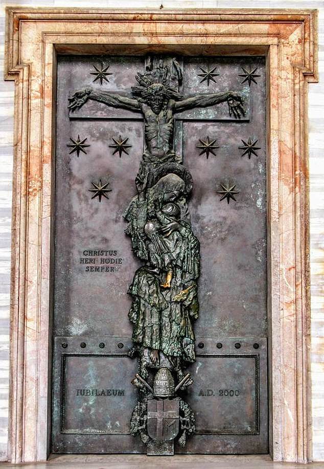 The first Holy Door was opened in 1425, the Archbasilica of St. John Lateran. This is the oldest church in Rome built in 324 AD.