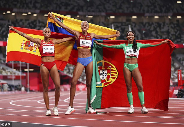 Peleteiro (left) won bronze at the Olympic Games in Tokyo, while she is also European champion