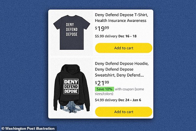 Amazon has removed shooter-inspired merchandise from its site