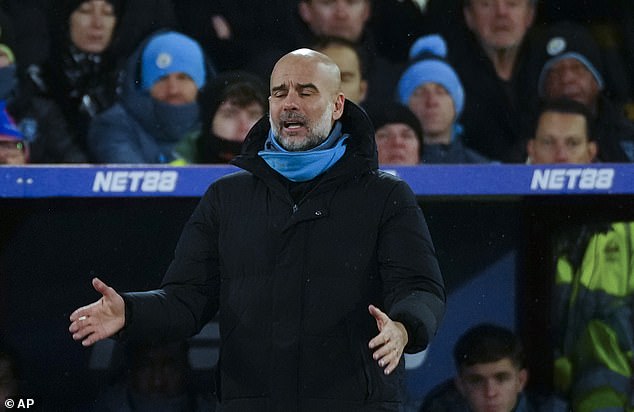 Guardiola admitted he is finding it difficult to cope with his side struggling for form