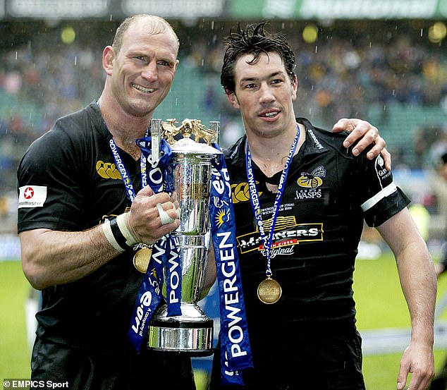 Tom Voyce helped Wasps win their third consecutive Premiership title with a try in the 2005 Premiership Final