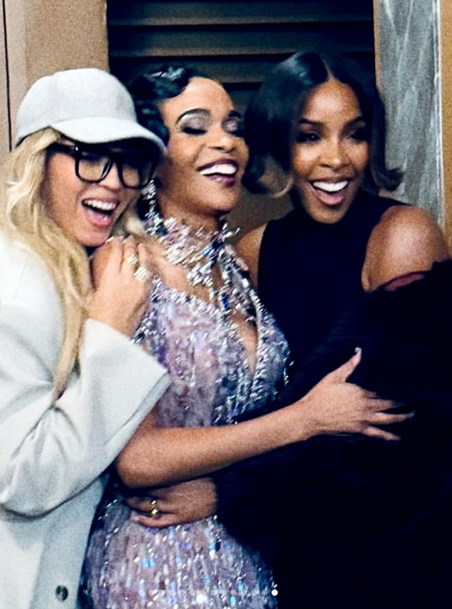 Beyoncé is comforted by her close friend and former Destiny's Child bandmate Michelle Williams, 45, who has been praying with the singer and acting as her 