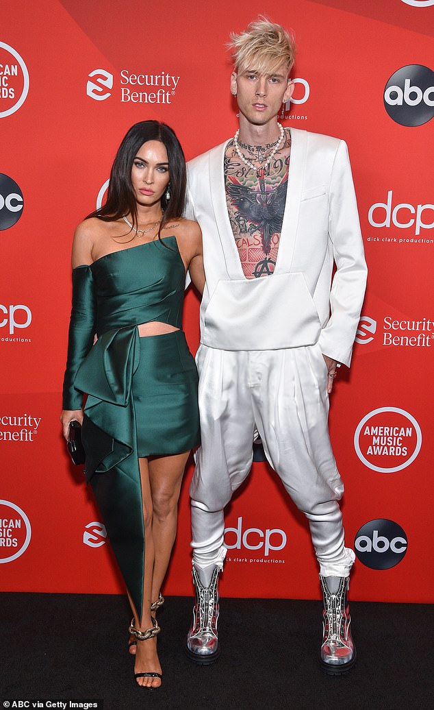 In March, Megan revealed during an appearance on Alex Cooper's Call Her Daddy podcast that she and MGK had ended their engagement at some point; in the photo 2020