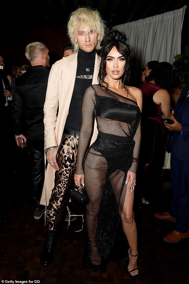 Insiders claim Megan and Machine Gun Kelly's friends fear the rapper 'indirectly' revealed their child's gender