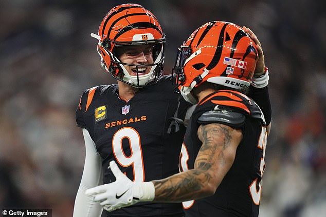 Burrow helped the Bengals to a victory over the Dallas Cowboys on Monday Night Football