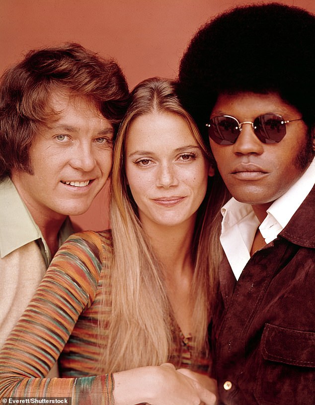 His breakthrough in Hollywood came with his role as Peter 'Pete' Cochran, an undercover agent with The Mod Squad. He played alongside Peggy Lipton and Clarence Williams III; the trio seen in a still