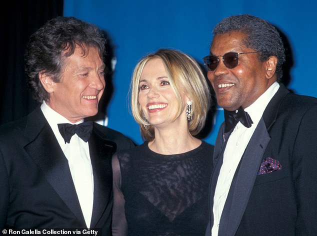 Cole was the last living Mod Squad star when Peggy passed away in 2019, and Clarence in 2021; the trio pictured at the Screen Actors Guild of America Awards on February 23, 1997 in LA