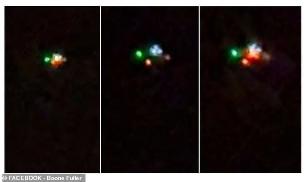 Significantly, the mysterious fixed-wing drones with red, white and green lights resemble aircraft sighted over sensitive US military bases in recent years.