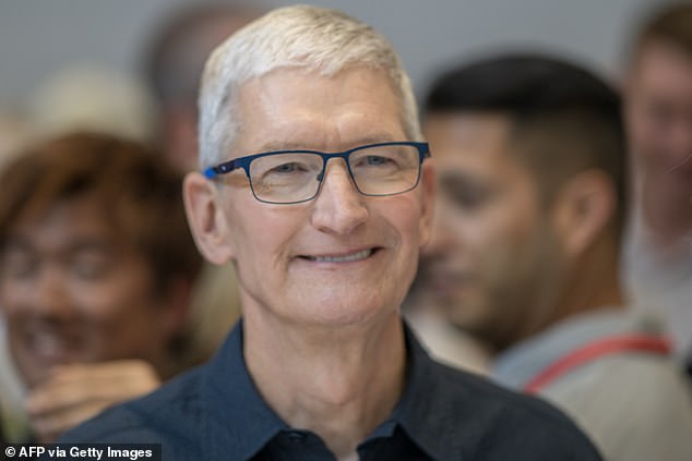 Apple CEO Tim Cook visits Britain this week and explains that he 'always enjoys visiting London, especially during the holidays'