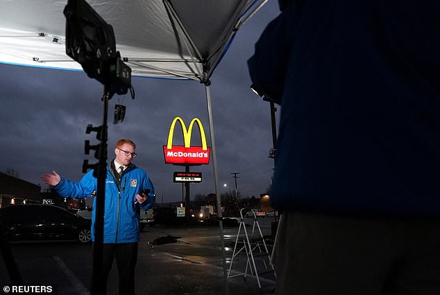 He was found by employees of a McDonald's in Altoona, Pennsylvania