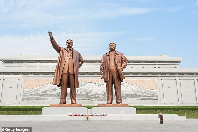 Statues of North Korea's former leaders Kim Il-Sung and Kim Jong-Il in Pyongyang. The hermit kingdom has now been ruled by three generations of the Kim dynasty since the country was formed in 1948. It is widely regarded as one of the most ruthless totalitarian states in the world.