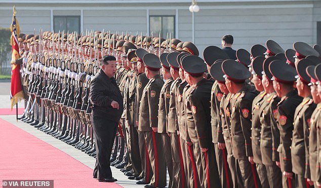 Kim Jong-Un inspects members of his army. Despite the apparent hypocrisy in North Korea's criticism of the South, experts believe it serves the regime well to exploit any crisis in democratic and Western-oriented South Korea.