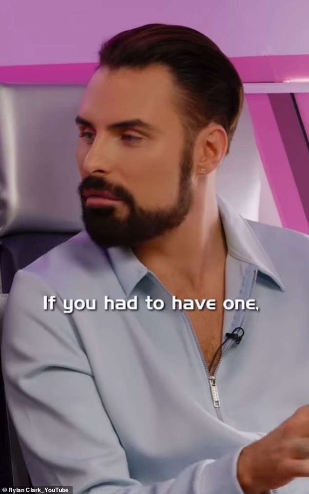 The Loose Women star, 64, appeared on an episode of Rylan's YouTube series Air Rylan on Tuesday, where Rylan, 36, wondered if she would ever get a tattoo on her 'p***y'