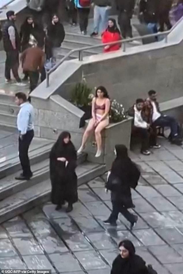 Last month, a video of a female student in Iran went viral after she stripped down to her underwear in the street. This was reportedly in protest against the strict dress code