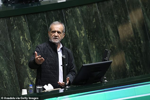 Iranian reformist President Masoud Pezeshkian (pictured) has warned that the legislation would only lead to further discontent in Iranian society.