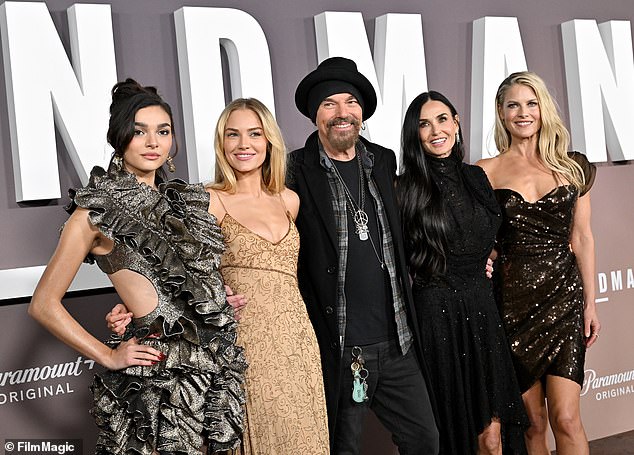 (L-R) Paulina Chavez, Michelle Randolph, Billy Bob Thornton, Demi Moore and Ali