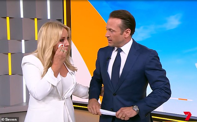 Monique Wright cries as Doran reveals he won't be returning to Sunrise in 2025