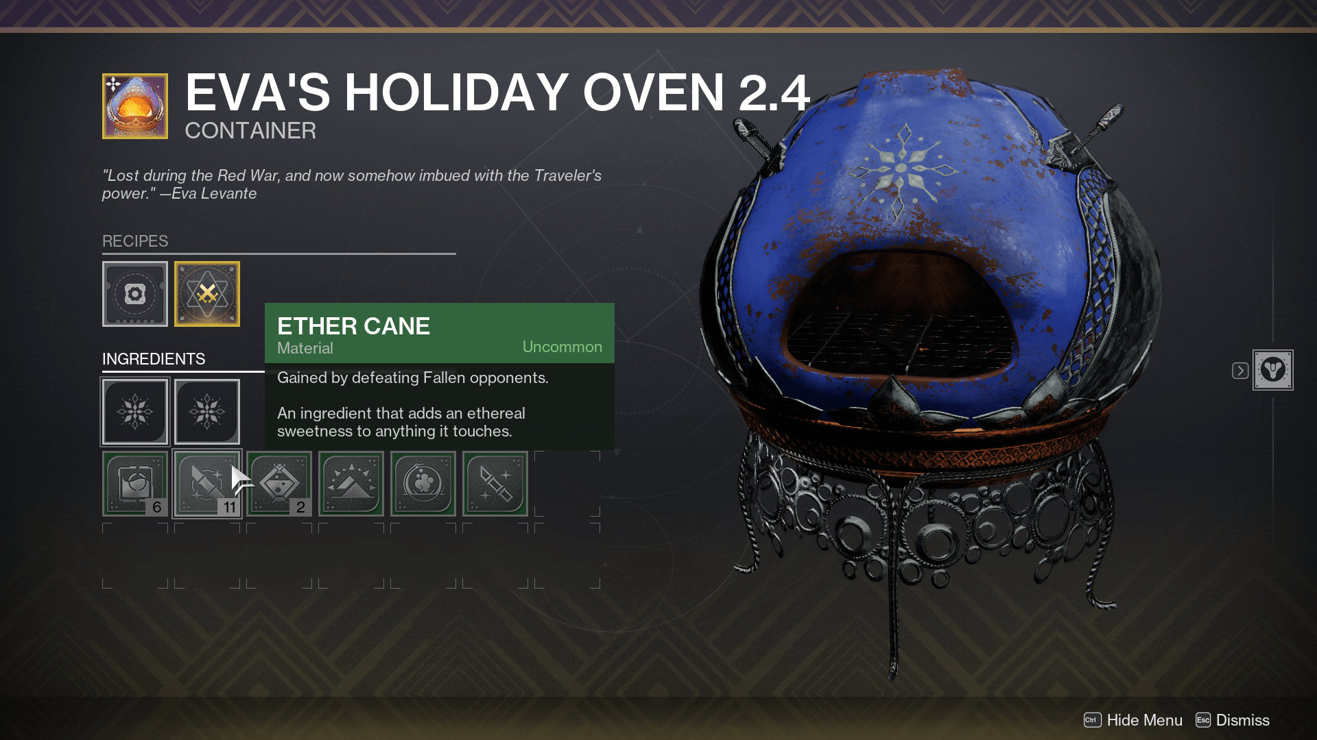 The oven from Dawning 2024 shows unusual ingredients 