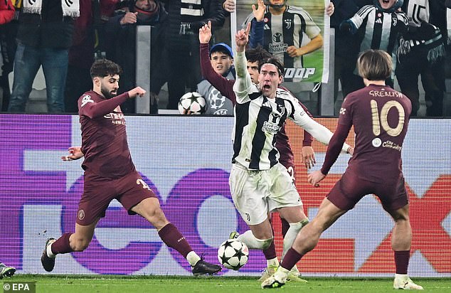 But Dusan Vlahovic proved the difference eight minutes into the second half to give Juventus the lead on Wednesday