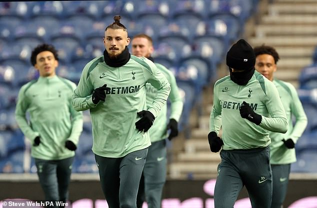 Radu Dragusin (left) is likely to start as a centre-back for Spurs in the Europa League