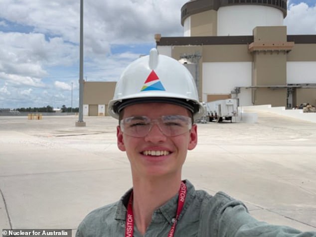 The young pro-nuclear campaigner (pictured) branded the comments 'immature' and claimed the 'so-called adults' who wrote them did not have the correct information or knowledge about nuclear energy