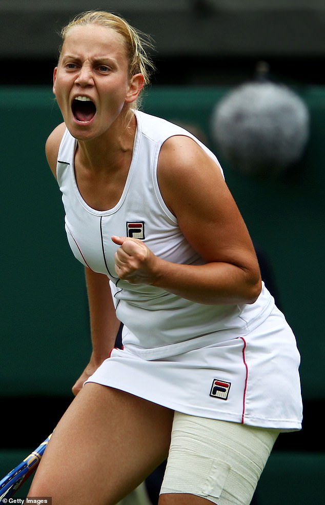 Dokic (pictured, at Wimbledon in 2011) recalled how her father forced her to play for Yugoslavia at the 2001 Australian Open, and it remains one of her biggest regrets