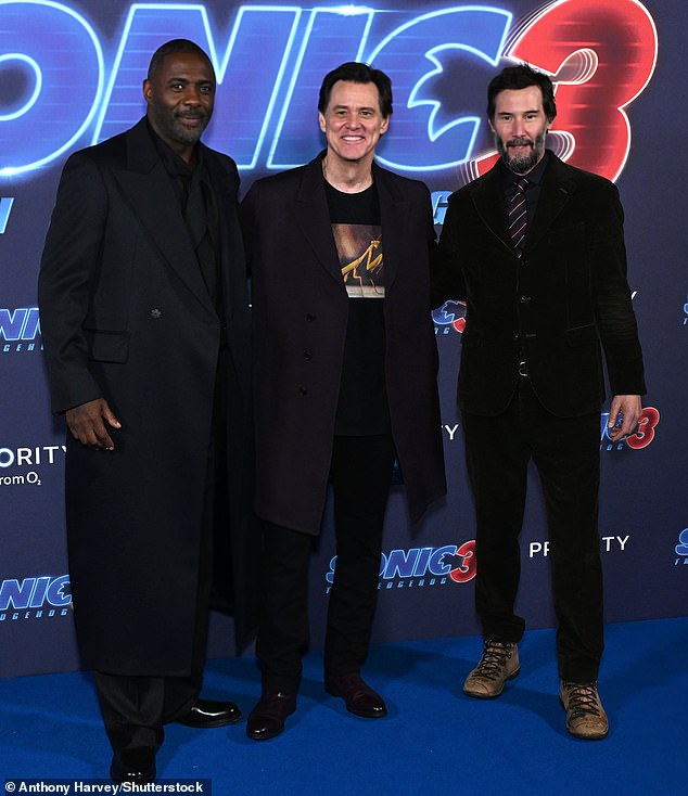 Jim can be seen this week at the London film premiere for Sonic 3 with his co-stars Idris Elba and Keanu Reeves